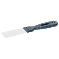 Stainless steel spatula with plastic handle 40 mm